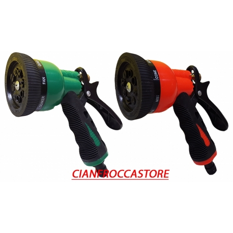 PISTOLA DA GIARDINO ATTACCO UNIVERSALE MULTIGETTO IDEALE PER IRRIGAZIONE
