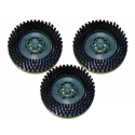 TRIS SPAZZOLE COMPATIBILI CON SETOLE CORTE PER PL510/ PL511/ PL512