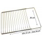 GRIGLIA PER FORNO BARBECUE O FRIGORIFERO UNIVERSALE ESTENDIBILE DA 37 A 56 GRIGLIA PER FORNO BARBECUE O FRIGORIFERO UNIVERSALE ESTENDIBILE DA 37 A 56