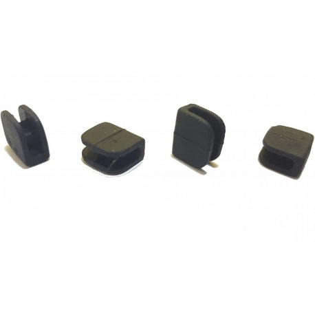 4 GOMMINI ANTIGRAFFIO PER GRIGLIE CANDY SOVRANA GASFIRE GP17