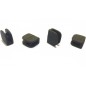 4 GOMMINI ANTIGRAFFIO PER GRIGLIE CANDY SOVRANA GASFIRE GP17