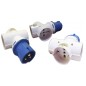SPINA TRIFASE MASCHIO CON 3 PRESE BIPASSO 10A 16A CON SCHUKO CORRENTE INDUSTRIALE