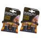4 BATTERIE PILE DURACELL MEZZE TORCE C PLUS POWER CONFEZIONE