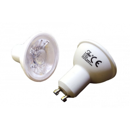 LAMPADINA LED FARO FARETTO LUCE BIANCA FREDDA 7 WATT - 80 WATT GU 10