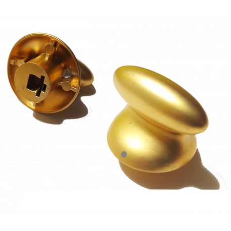 MANOPOLA ORO / BRONZO PER PIANO COTTURA " FRANKE " CUCINA A GAS