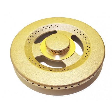 SPARTIFIAMMA ORO IN OTTONE PER CORONA PIANO COTTURA CUCINA SMEG