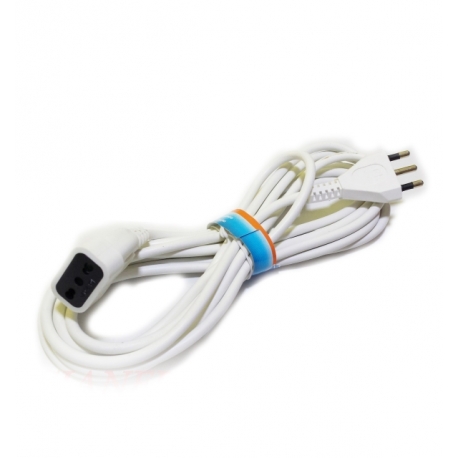 PROLUNGA ELETTRICA 5 METRI PRESA BIPASSO SPINA 16A