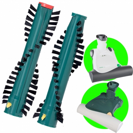 COPPIA DI RULLI SPAZZOLE PER BATTITAPPETO FOLLETTO EB 360 EB 370