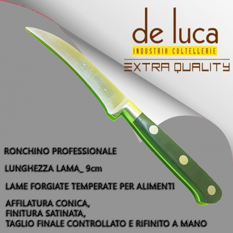RONCHINO PROFESSIONALE "DE LUCA" FORGIATO MANICO POM RESISTENTE IN LAVASTOVIGLIE