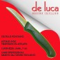 COLTELLO RONCHINO SPELUCCHINO CURVO "DE LUCA" IN ACCIAIO INOX PER ALIMENTI