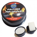 PASTA DETERGENTE PULITORE + SPUGNA PER GRIGLIE CUCINA BARBECUE GHISA PADELLE