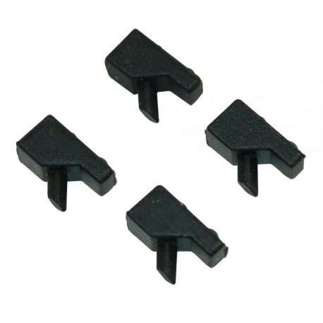 KIT 4 PEZZI GOMMINI ANTIGRAFFIO PER GRIGLIE  WHIRPOOL IGNIS GP25