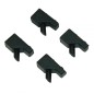 KIT 4 PEZZI GOMMINI ANTIGRAFFIO PER GRIGLIE  WHIRPOOL IGNIS GP25