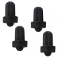 KIT 4 PEZZI  GOMMINI ANTIGRAFFIO PER GRIGLIA WHIRLPOOL GP10