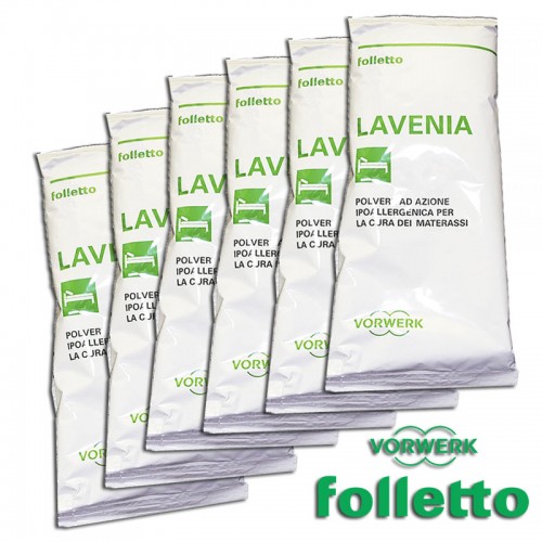 DETERGENTE IN POLVERE LAVENIA VORWERK FOLLETTO PER MATERASSI