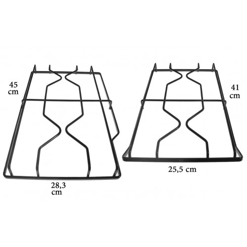 COPPIA DI GRIGLIE SMALTATE PER CUCINA HOTPOINT ARISTON INDESIT 4 FUOCHI