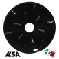 ILSA PIASTRA RADIANTE SPARGIFIAMMA GRANDE IN GHISA SMALTATA ITALY 21cm