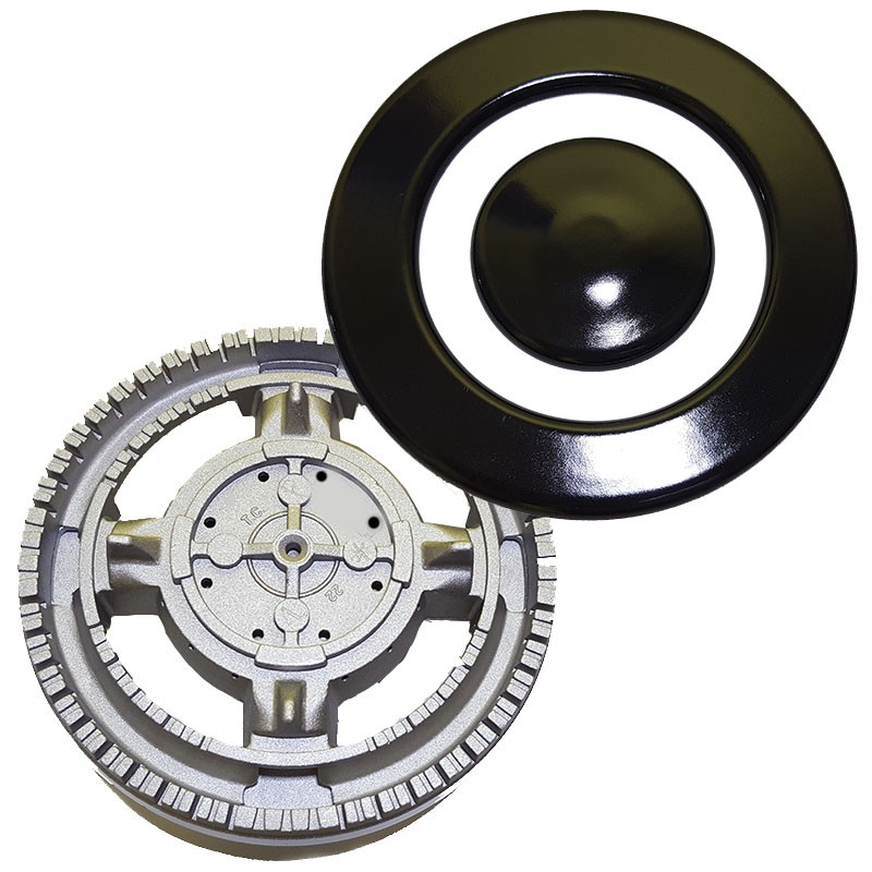 Supporto Coppa Bruciatore Sabaf Per Piani Cottura Hotpoint Ariston E Scholtes (modelli Tripla Corona) - C00119172 - H0216