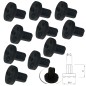10PZ GOMMINI ANTIGRAFFIO PER GRIGLIE PIANO COTTURA CUCINA WHIRLPOOL IGNIS GP02