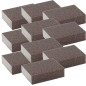 10PZ SPUGNE ABRASIVE GRANA MEDIA PER PULIZIA DI METALLI FERRO RAME OTTONE ALLUMINIO
