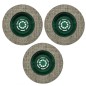 TRIS SPAZZOLE CON FELTRO PER LUCIDATRICE FOLLETTO PULILUX PL 510 PL 511 PL 512