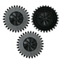 TRIS SPAZZOLE SETOLE DURE + FELTRO PER LUCIDATRICE FOLLETTO PULILUX PL515