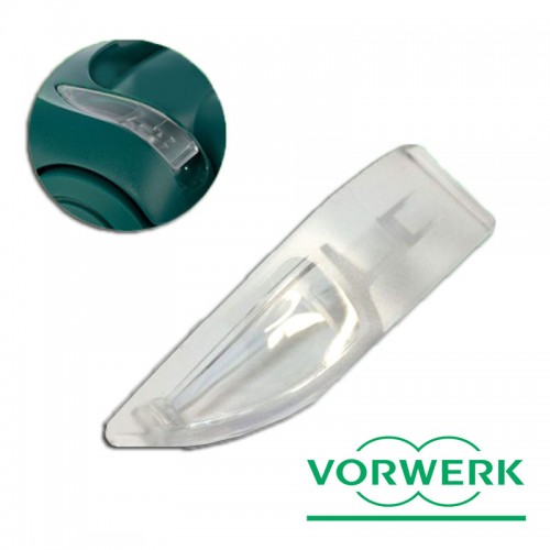 TAPPO TRASPARENTE ORIGINALE VORWERK FOLLETTO SPAZZOLA HD40 HD50 PER ISPEZIONE