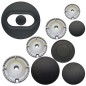 HOTPOINT ARISTON INDESIT PIATTELLI SPARTIFIAMMA BRUCIATORI SATINATI 5F CON TRIPLA CORONA