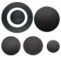 PIATTELLI SPARTIFIAMMA SATINATI + TRIPLA CORONA PER CUCINA HOTPOINT ARISTON INDESIT