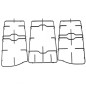 TRIS COMPLETO GRIGLIE SMALTATE NERE PER CUCINA FRANKE