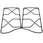 COPPIA DI GRIGLIE SMALTATE NERE PER PIANO CUCINA WHIRPOOL 136 137 COPPIA DI GRIGLIE SMALTATE NERE PER PIANO CUCINA WHIRPOOL 136 137