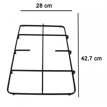 COPPIA DI GRIGLIE SMALTATE PER CUCINA HOTPOINT ARISTON INDESIT 616-617