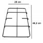 COPPIA DI GRIGLIE SMALTATE PER CUCINA HOTPOINT ARISTON INDESIT 616-617 COPPIA DI GRIGLIE SMALTATE PER CUCINA HOTPOINT ARISTON INDESIT 616-617
