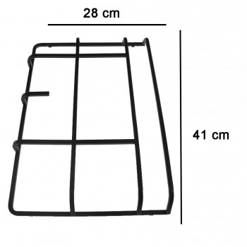 COPPIA DI GRIGLIE SATINATE PER CUCINA REX ELECTROLUX ZANUSSI