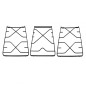 TRIS GRIGLIE SMALTATE NERE PER CUCINA HOTPOINT ARISTON INDESIT TRIS GRIGLIE SMALTATE NERE PER CUCINA HOTPOINT ARISTON INDESIT