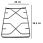TRIS GRIGLIE SMALTATE NERE PER CUCINA HOTPOINT ARISTON INDESIT TRIS GRIGLIE SMALTATE NERE PER CUCINA HOTPOINT ARISTON INDESIT