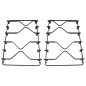 COPPIA DI GRIGLIE SMALTATE PER PIANO CUCINA WHIRPOOL IGNIS 454 COPPIA DI GRIGLIE SMALTATE PER PIANO CUCINA WHIRPOOL IGNIS 454