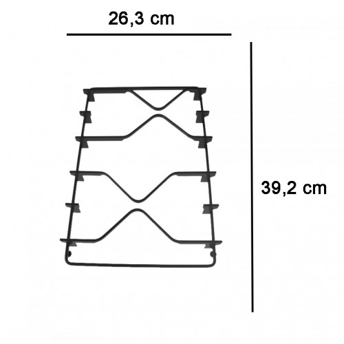 COPPIA DI GRIGLIE SMALTATE PER PIANO CUCINA WHIRPOOL IGNIS 454