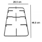 COPPIA DI GRIGLIE SMALTATE LUCIDE PER CUCINA HOTPOINT ARISTON 363