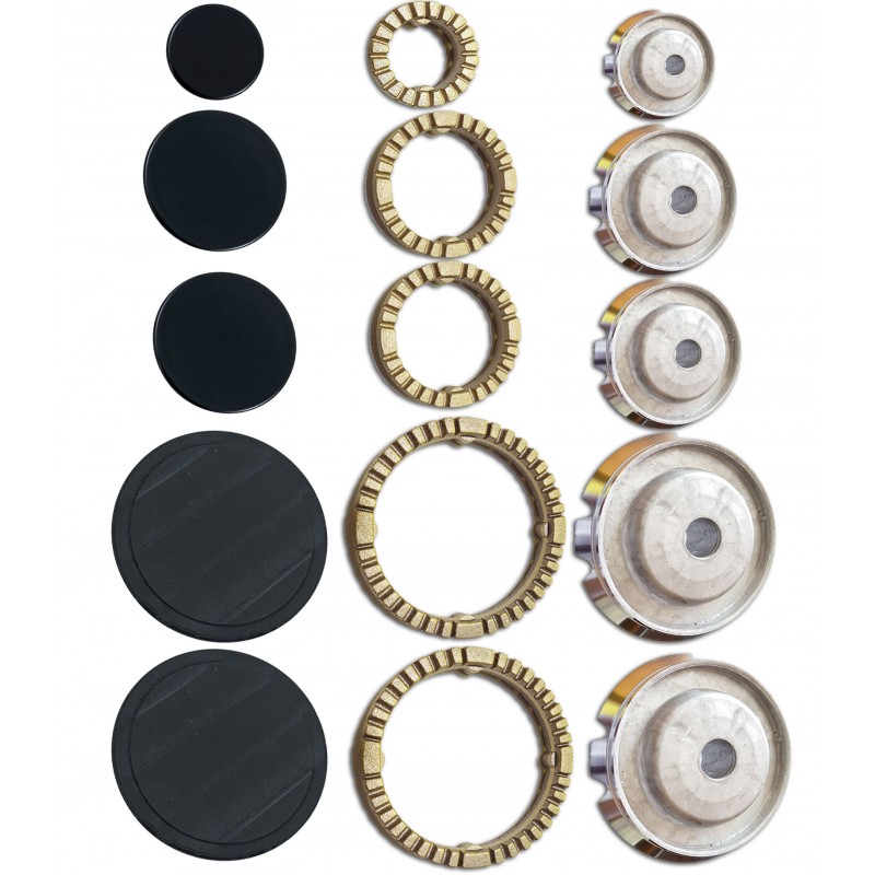 KIT SPARTIFIAMMA BRUCIATORI ANELLI PIATTELLI 5F PER CUCINA ARISTON NARDI LOFRA