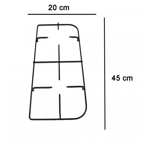 COPPIA DI GRIGLIE SMALTATE ORIGINALI PER CUCINA HOTPOINT ARISTON INDESIT 167