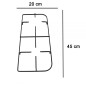 COPPIA DI GRIGLIE SMALTATE ORIGINALI PER CUCINA HOTPOINT ARISTON INDESIT 167