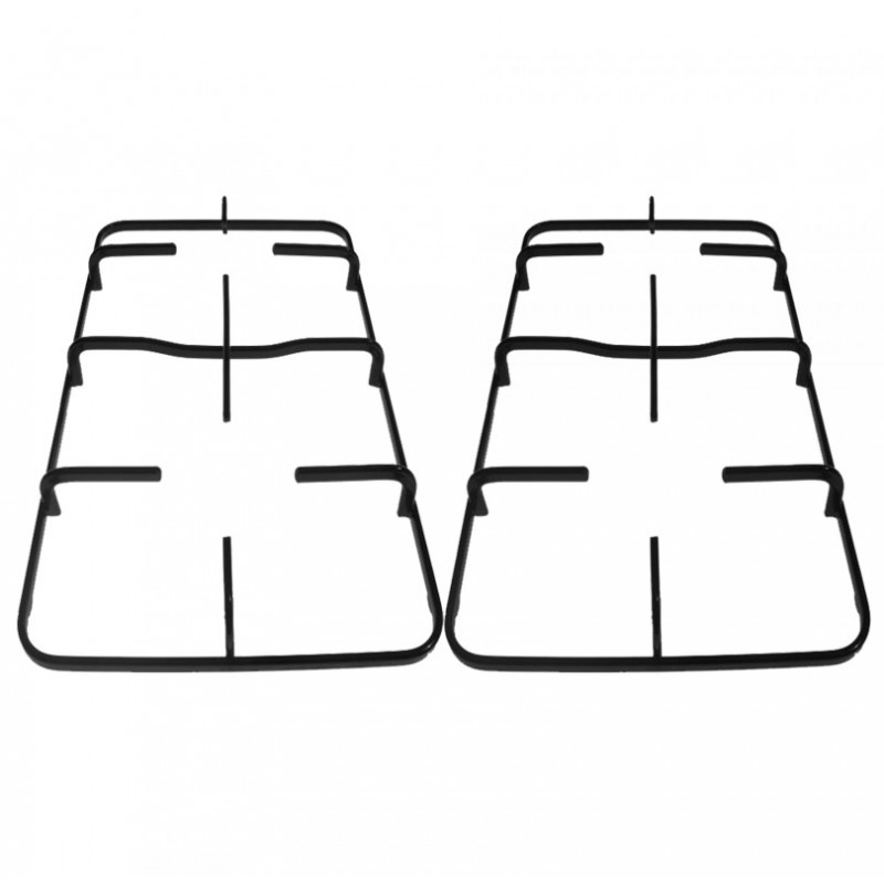 COPPIA DI GRIGLIE SMALTATE NERE PER CUCINA HOTPOINT ARISTON INDESIT 587
