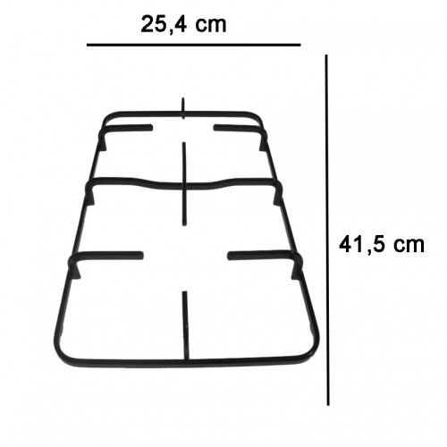 COPPIA DI GRIGLIE SMALTATE NERE PER CUCINA HOTPOINT ARISTON INDESIT 587