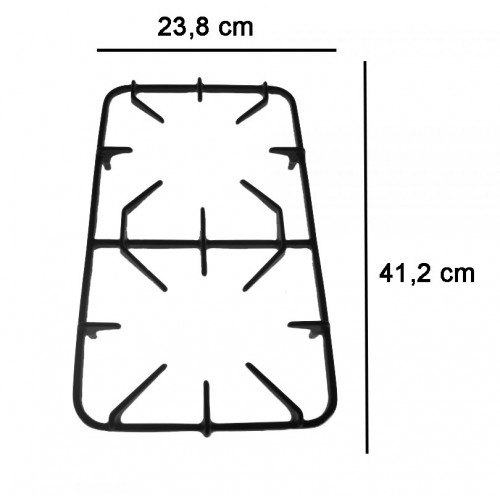 COPPIA DI GRIGLIE PER PIANO COTTURA CUCINA SAN MARCO 354