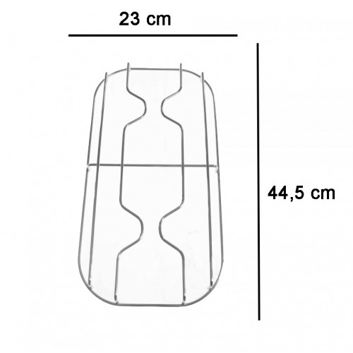 COPPIA DI GRIGLIE IN FILO CROMATO PER PIANO COTTURA CUCINA ILVE GRF123