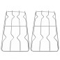 COPPIA DI GRIGLIE CROMATE PER CUCINA HOTPOINT ARISTON INDESIT GRF010