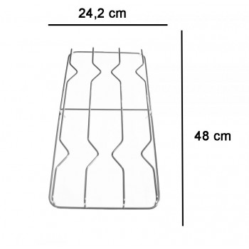 COPPIA DI GRIGLIE CROMATE PER CUCINA HOTPOINT ARISTON INDESIT GRF010