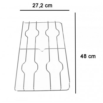 Vendita Online Griglie cromate per piano cottura cucina Elba 377-378