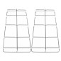 COPPIA DI GRIGLIE CROMATE PER PIANO COTTURA CUCINA STAR GRF275 COPPIA DI GRIGLIE CROMATE PER PIANO COTTURA CUCINA STAR GRF275